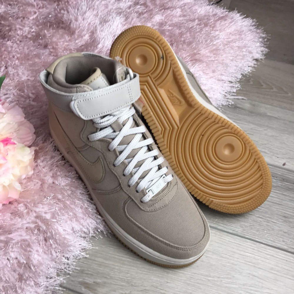 Brand New Nike Air Force 1 Hi Utility Khaki - Picture 3 of 8